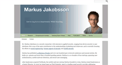 Desktop Screenshot of markus-jakobsson.com